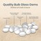 Nautical Crush Trading; Flat Marbles Vase Filler 0.68 Lb 70 pcs Frosted White Glass Pebble Vase Clear Glass Stones for Vases Flat Glass Marble for Craft and Home Décor; Category:Gems & Rocks; Image:3